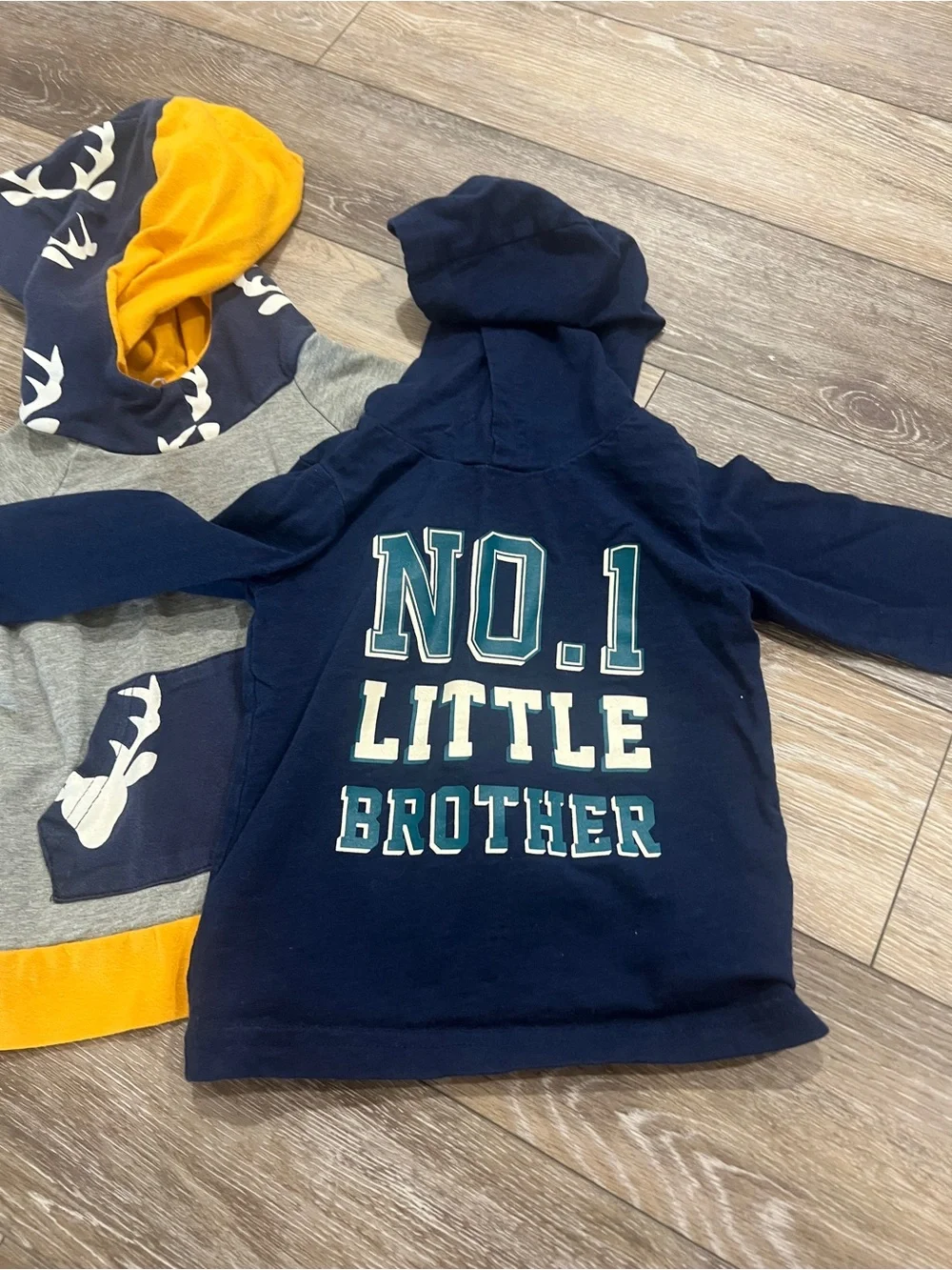 Bundle love sleeve hoodie tops
